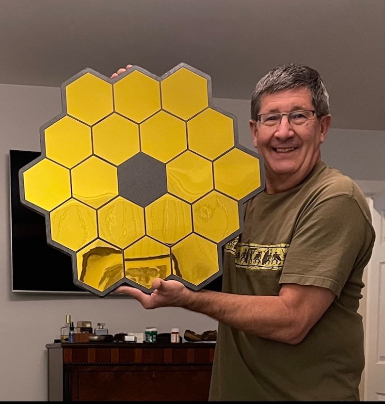 James b Space Telescope Mirror Etsy