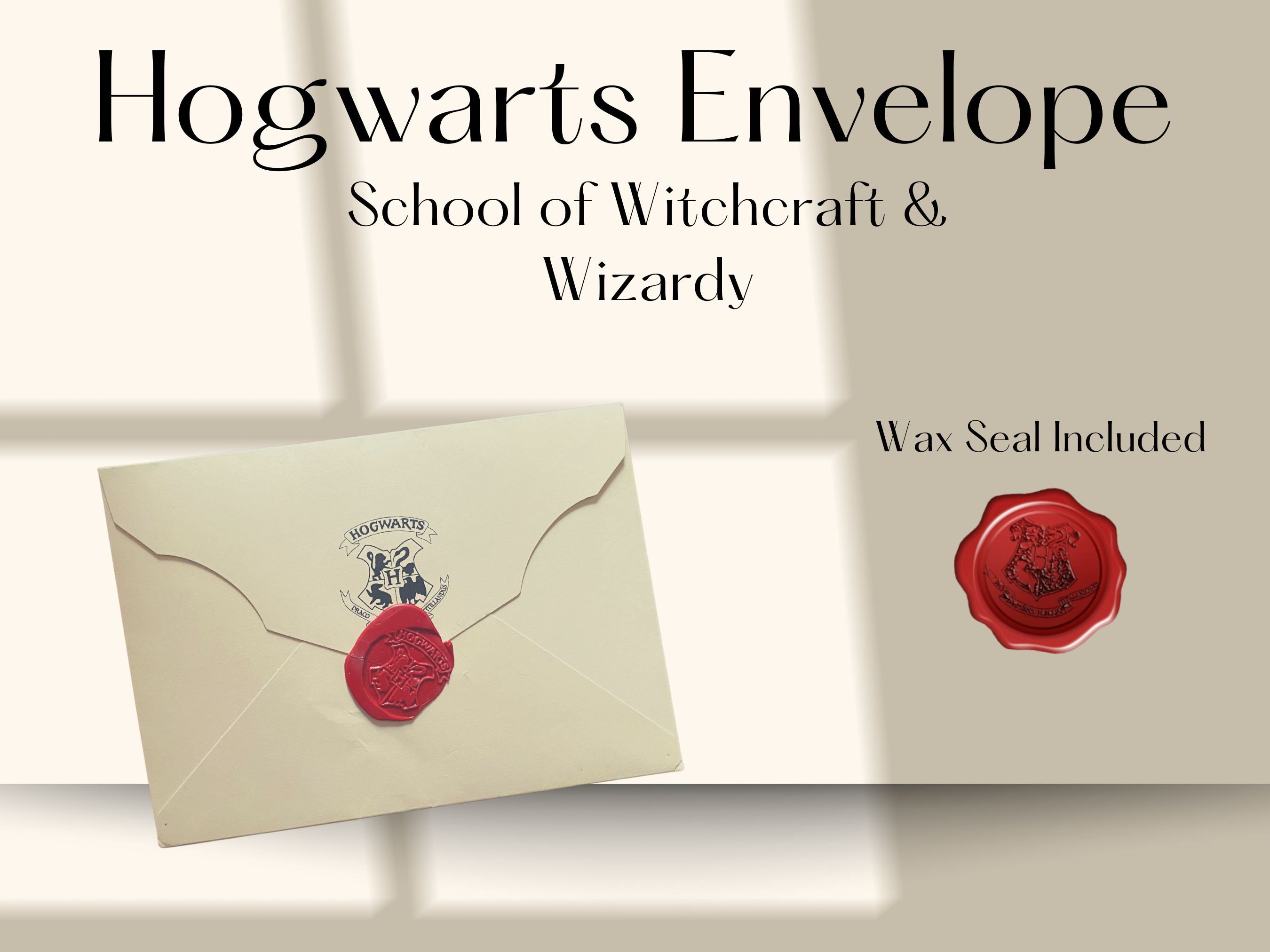 Personalised Harry Potter Hogwarts Acceptance Letter with Hogwarts Sch –  Wow And Now