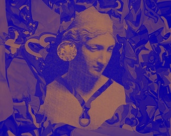 Porta occhiali in tessuto, stile anni 70, collana con anello naturale, fatto a mano, catena per occhiali da sole, regalo per lei e lui