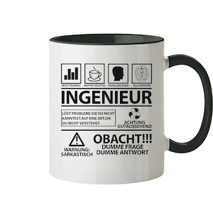 Diplom Ingenieur zum Geschenk Master Bachelor Abschluss Tasse