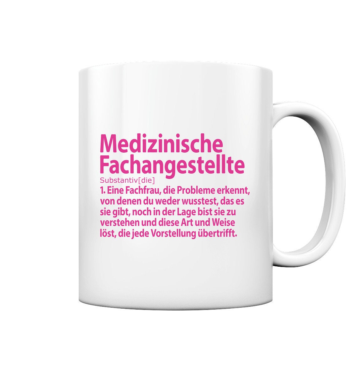 Medizinische Fachangestellte Tasse für MFA geschenk lustig Ausbildung