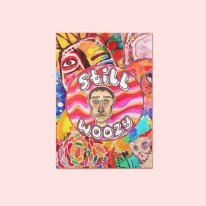 Still Woozy Vintage Poster - Still Woozy Bunter Musikdruck - Still Woozy Collage Digitaler Download - Wohnheim Raum Schlafzimmer Wandkunst