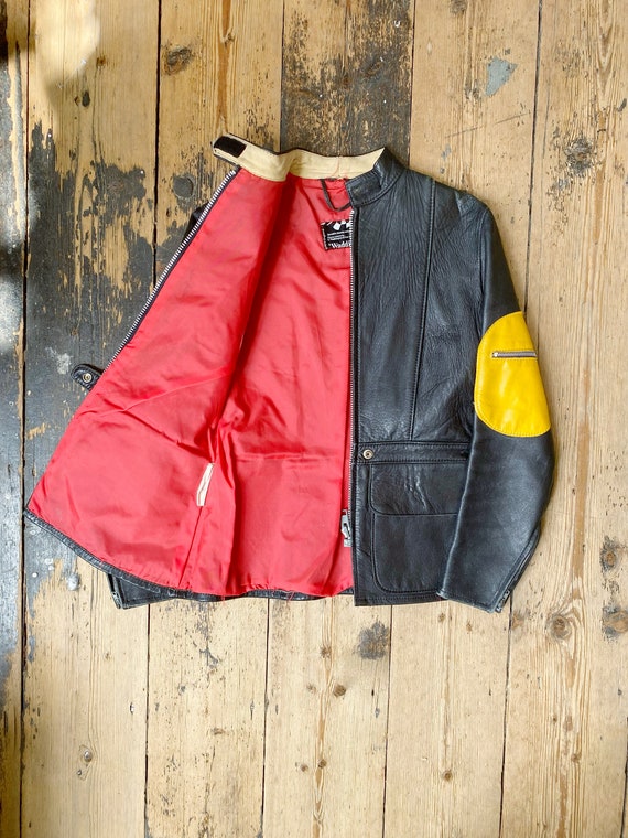 1960s 'Waddington' Cafe Racer Leather Jacket Gem
