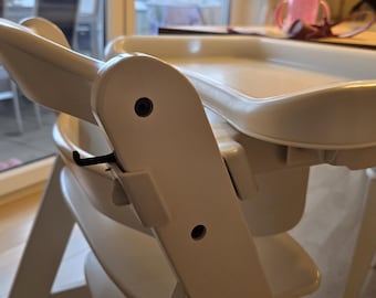 Hook set for Hauck Alpha/Alpha+/Beta high chair | Set of 2 organizer hooks | High chair accessories | Bib hanger | Narrow design