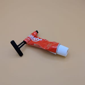 Tubenpresse | Tubenquetscher | Tubenausquetscher | Restlos Entleeren für Zahnpasta Senf Tomatenmark | PLA 3D-Druck