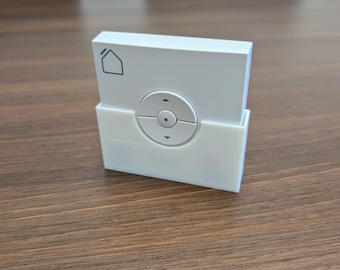 Wall mount for Velux remote control & wall switch | Practical organizer | PLA 3D printed | Easy "wide" installation