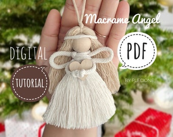 Macrame Angel Tutorial: Step-by-Step Guide (PDF Pattern)