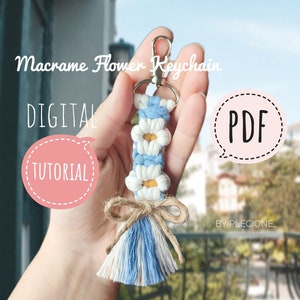 Macrame Rainbow Keychain Craft Kit, Macrame Keychain Kit, DIY Rainbow Key  Chain Kit, Gift & DIY Craft Kit Macrame for Adults Beginners 