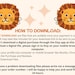PDF Tutorial of Macrame Animal for Beginners, Macrame Lion DIY, Cute ...