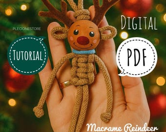 Macrame Elf Tutorial | Easy Holiday Ornament Pattern (PDF Guide)