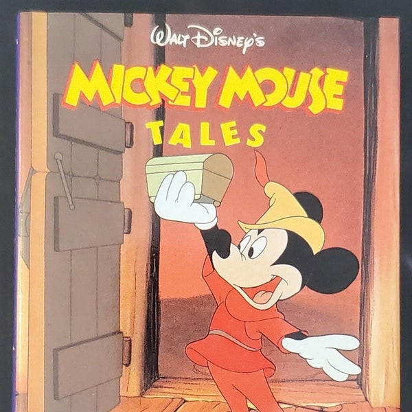 Walt Disney's MICKEY MOUSE TALES mini Book 1992 - Vintage!  3 inch Mickey Mouse Book, Disney Collectibles, Disneyana...