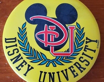 Disney University Cast Member Button, Collectible Disneyana