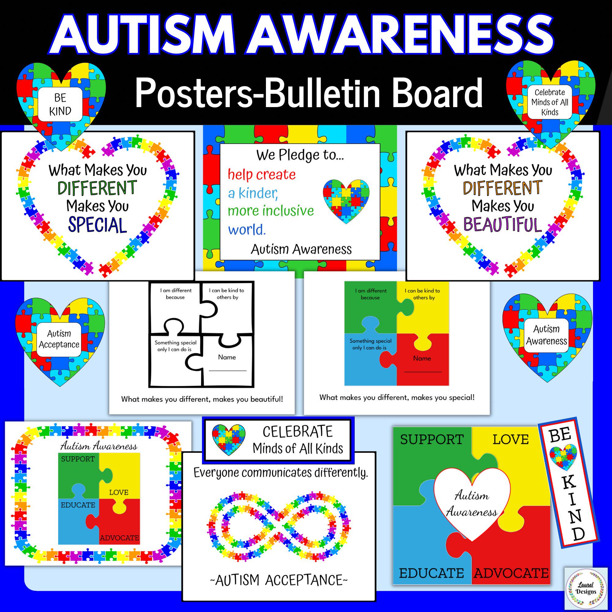autism-awareness-bulletin-board-poster-set-student-worksheet-printable-bookmarks-inclusion-matters-digital-download-with-digital-access-etsy for Free Printable Autism Awareness Posters Autism Awareness Bulletin Board, Poster Set, Student Worksheet, Printable Bookmarks, Inclusion Matters DIGITAL DOWNLOAD With Digital Access - Etsy for Free Printable Autism Awareness Posters
