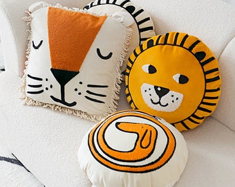 Oreiller de lit pour enfants lion mignon/coussin de canapé mignon petit animal//décoration de la maison/meilleur cadeau