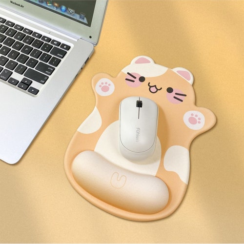 Creative Kawaii Cat Mouse Pad Ergonomic Mouse Pad Wrist Etsy