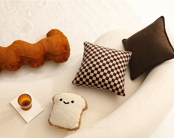 Checkerboard Rabbit Plaid Pillow Pillow Living Room Sofa Plush Bed Pillow Pillowcase/pillow insert