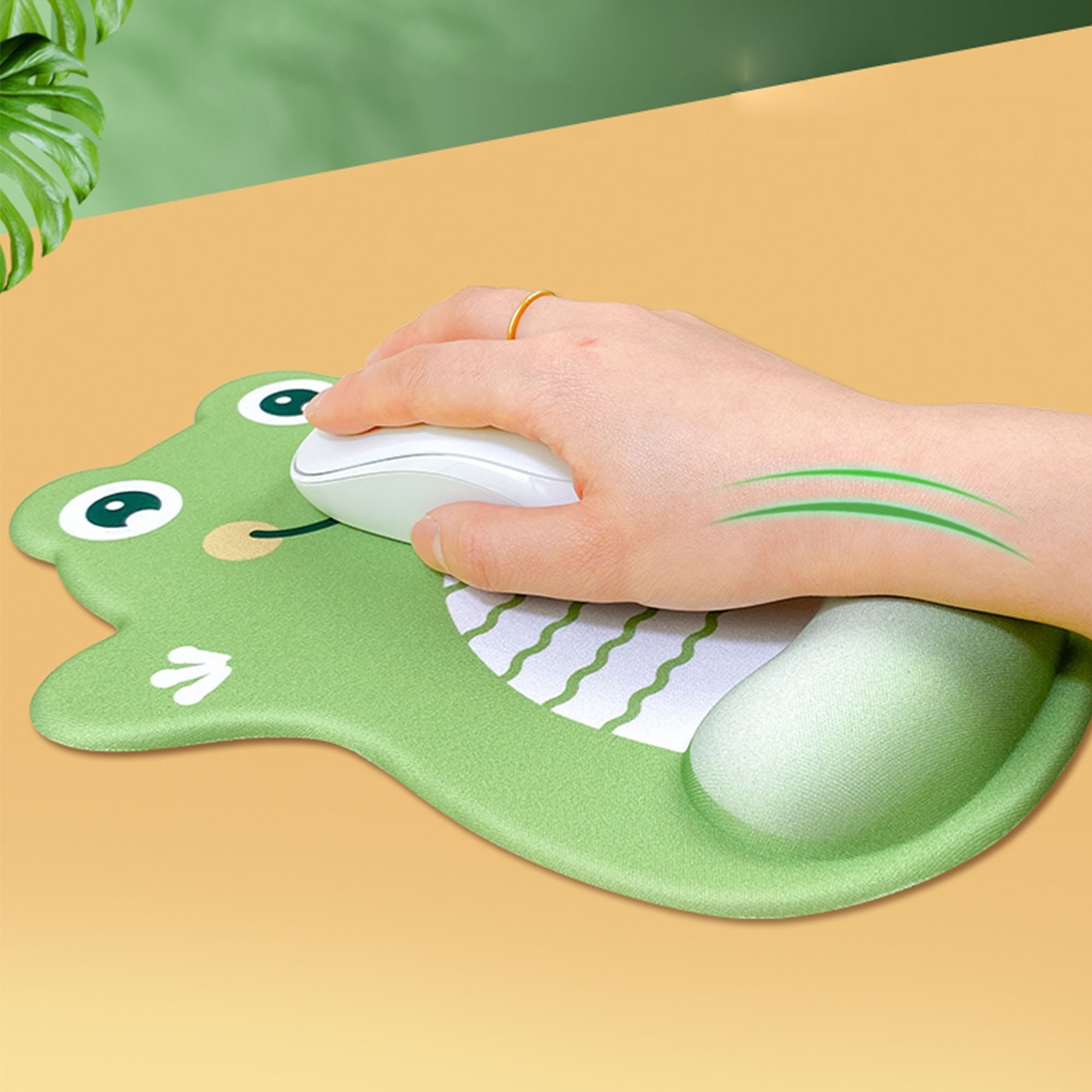 Creative Lucky Frog Mouse Pad Ergonomic Mouse Pad Wrist Etsy