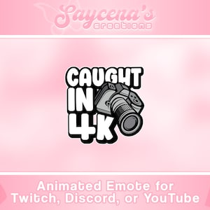 Gevangen in 4K geanimeerde Twitch-emote | Wordt geleverd met statische emote | Tekst-emotes | Twitch-emotes | Onenigheid-emotes | Geanimeerde emotes | Wimpel