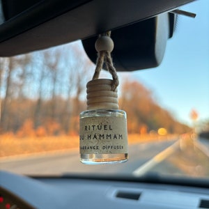 Diffuseur parfumé pour voiture suspendu, fraîcheur tendance pour voiture, accessoire voiture neuve, pour elle, cadeau accessoires de voiture