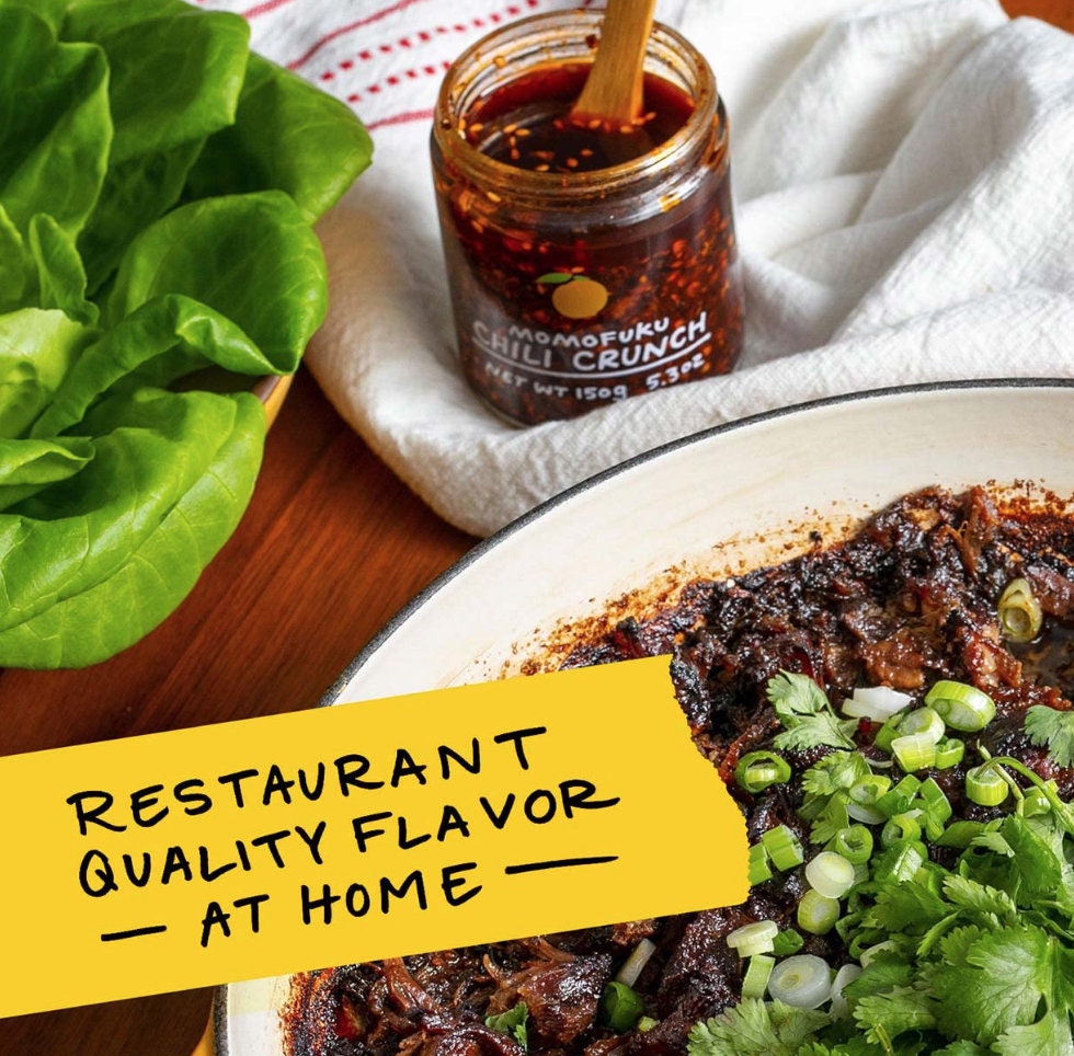 Momofuku Chili Crunch by David Chang, 2 Jars 5.3 Oz Ea, Chili Oil With