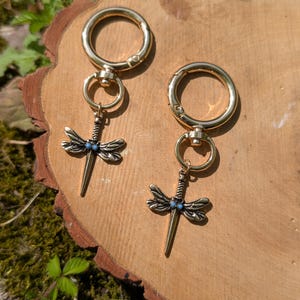 Doc Marten Dragonfly Dagger Wing Gold Boot Charms