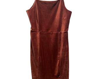 Brown Corduroy Dress Bodycon Spaghetti Straps Stretchy - Etsy