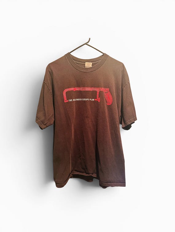 2008 Dillinger Escape Plan Hacksaw Tee XL Band Tee Mathcore
