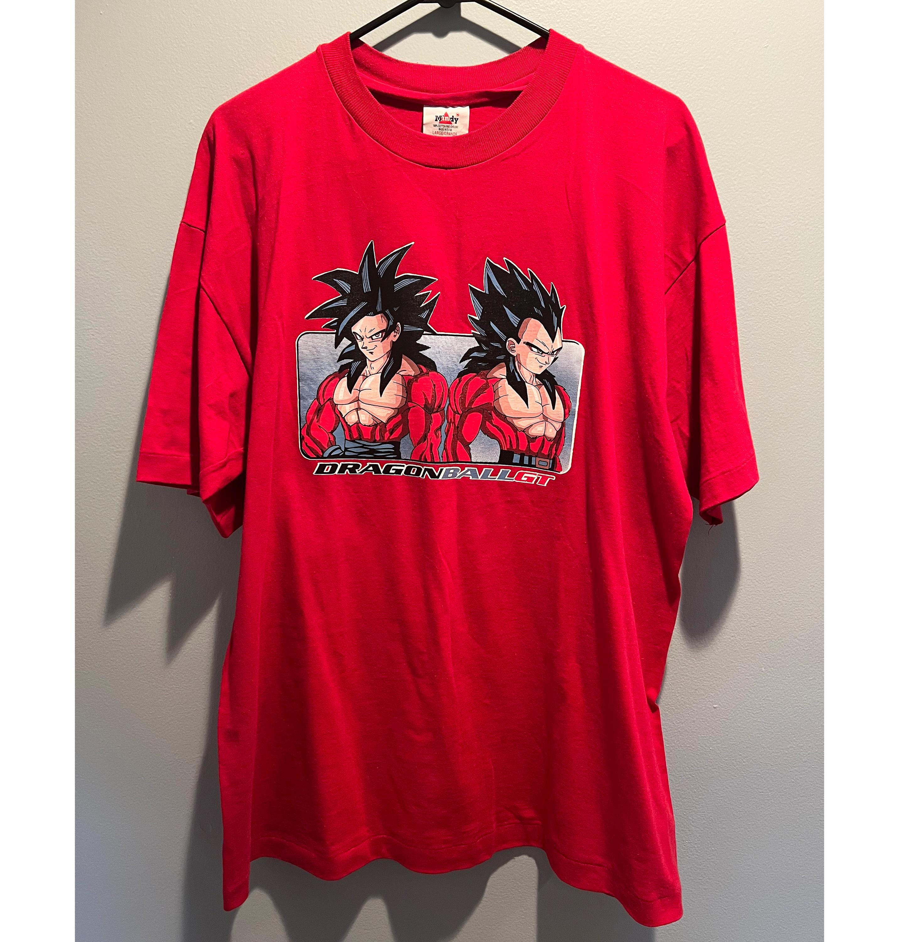 90s Vintage Dragon Ball GT Tee DBZ Goku Vegeta Super Saiyan 90s Vintage Dragon Ball GT Tee DBZ Goku Vegeta Super Saiyan