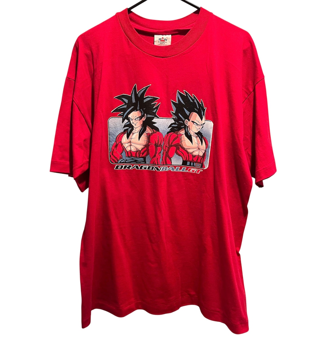 90s Vintage Dragon Ball GT Tee DBZ Goku Vegeta Super Saiyan