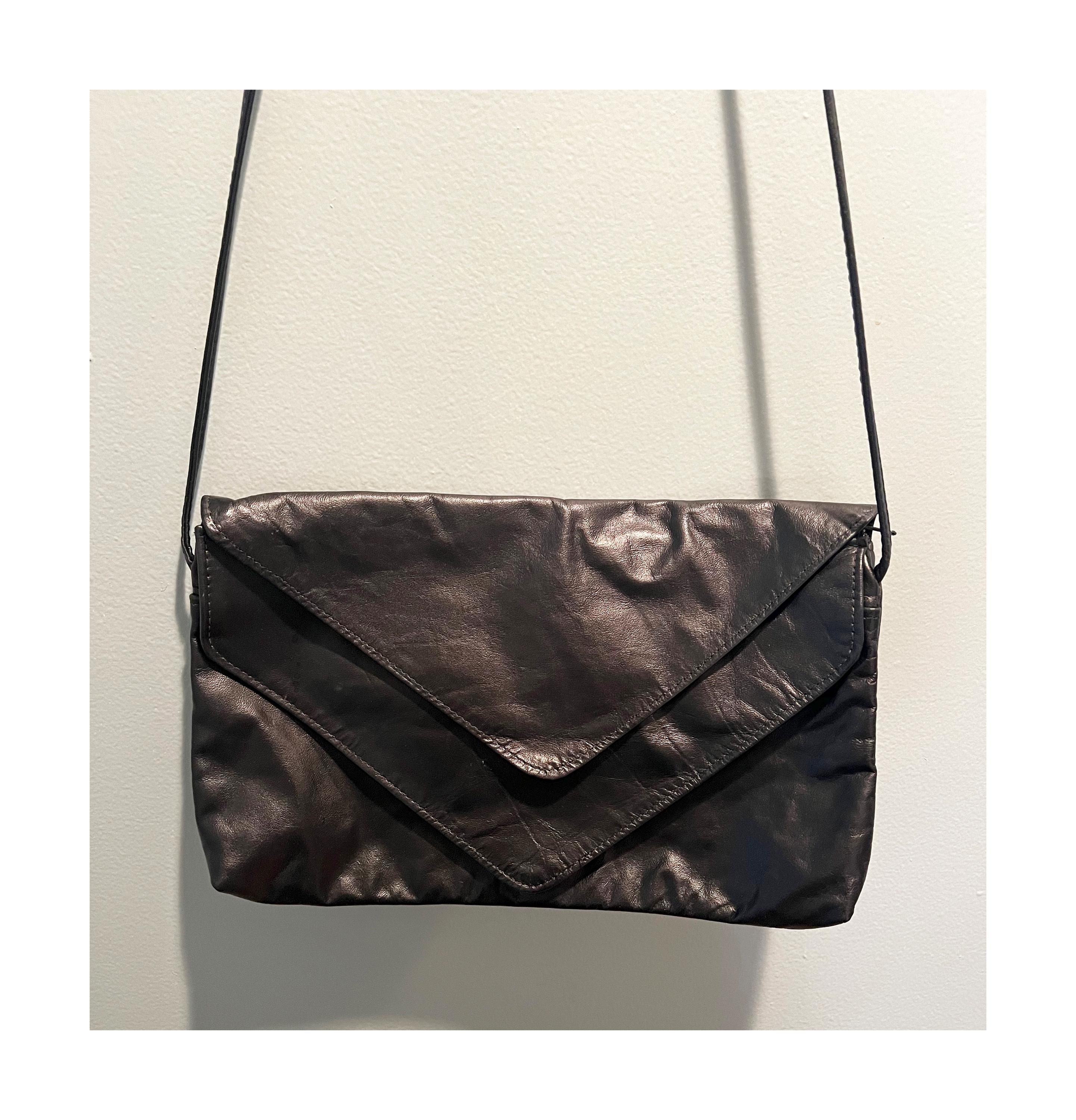 Vintage 80's Patchwork Renaissance Embossed Leather