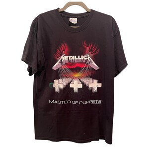 1994 Metallica Master of Puppets tee Authentic Vintage 90s Band Tee Metal Large