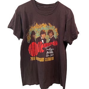 The Monkees 1986 コンサートツアーTシャツ 80s Monkees 20th Anniversary Celebration Tour 1986 Concert T