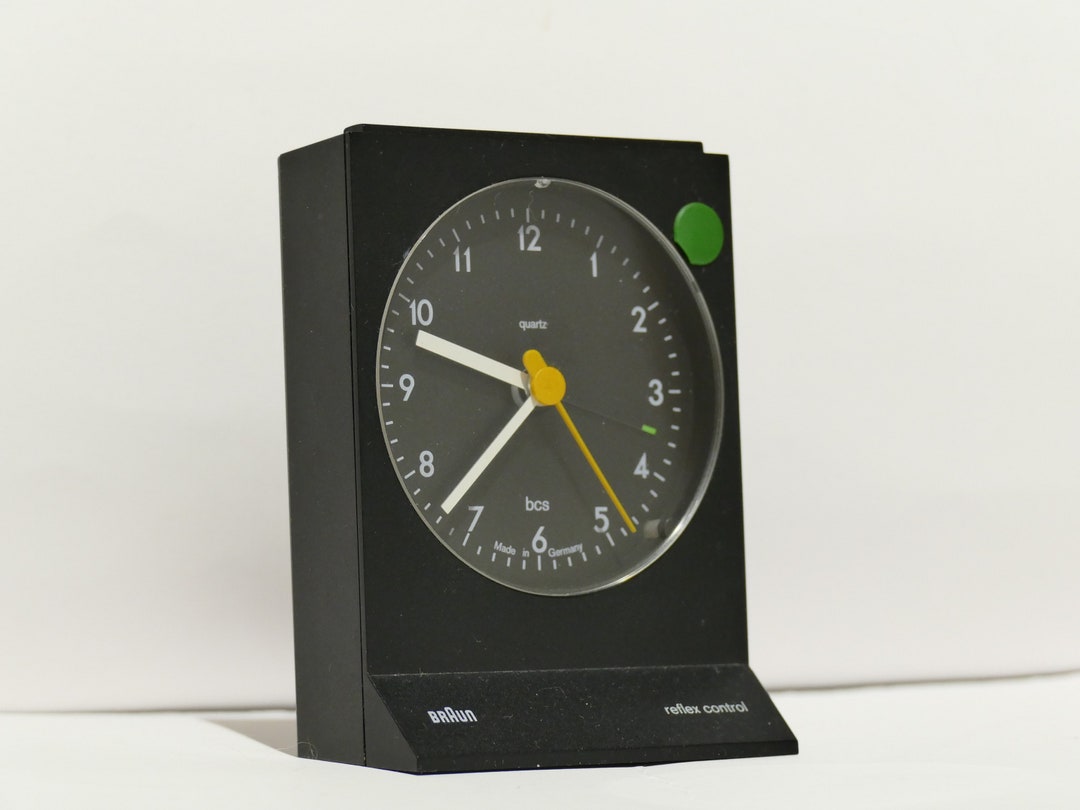 Braun Reflex Control Alarm Clock Vintage Design 1990s Etsy