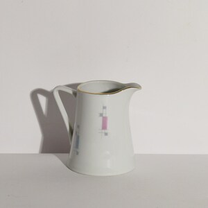 Porzellan Arzberg Tee Kaffeeservice, 2 Personen, Mid Century, abstrakt, Form 2000, Kaffeekanne, 1950/60er Jahre Bild 7