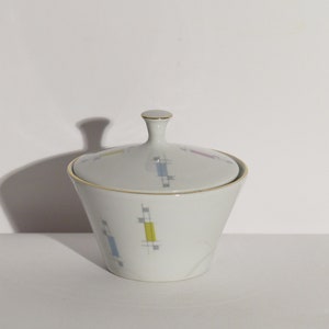 Servicio de té y café Arzberg de porcelana, 2 personas, mediados de siglo, abstracto, modelo 2000, cafetera, años 50/60 imagen 9