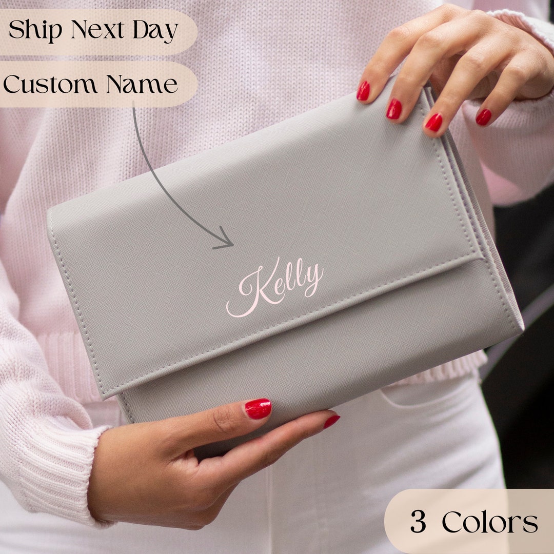 Personalized jewelry travel case monogram travel jewelry organizer
