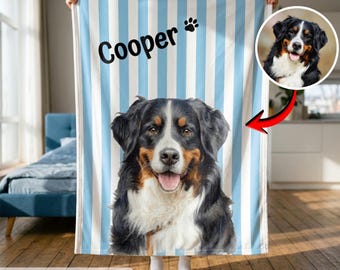 Manta con foto de mascota, manta con cara personalizada, manta con cara de perro, manta con foto de gato, manta con foto, manta con foto personalizada de mascota