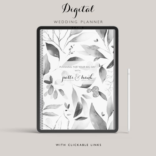 120 Page Wedding Planner for Ipad Goodnotes Download Etsy