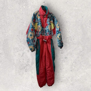 Vintage retro ski suit Ninty eight