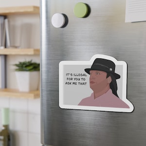 Es ist illegal für Sie, mich das zu fragen / ITYSL / Bryan's Hut / Sketch / Sketch Comedy / Ich denke, Sie sollten gehen / Die-Cut Magnet