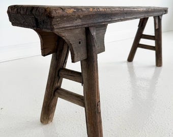 Antique Wabi Sabi Bench