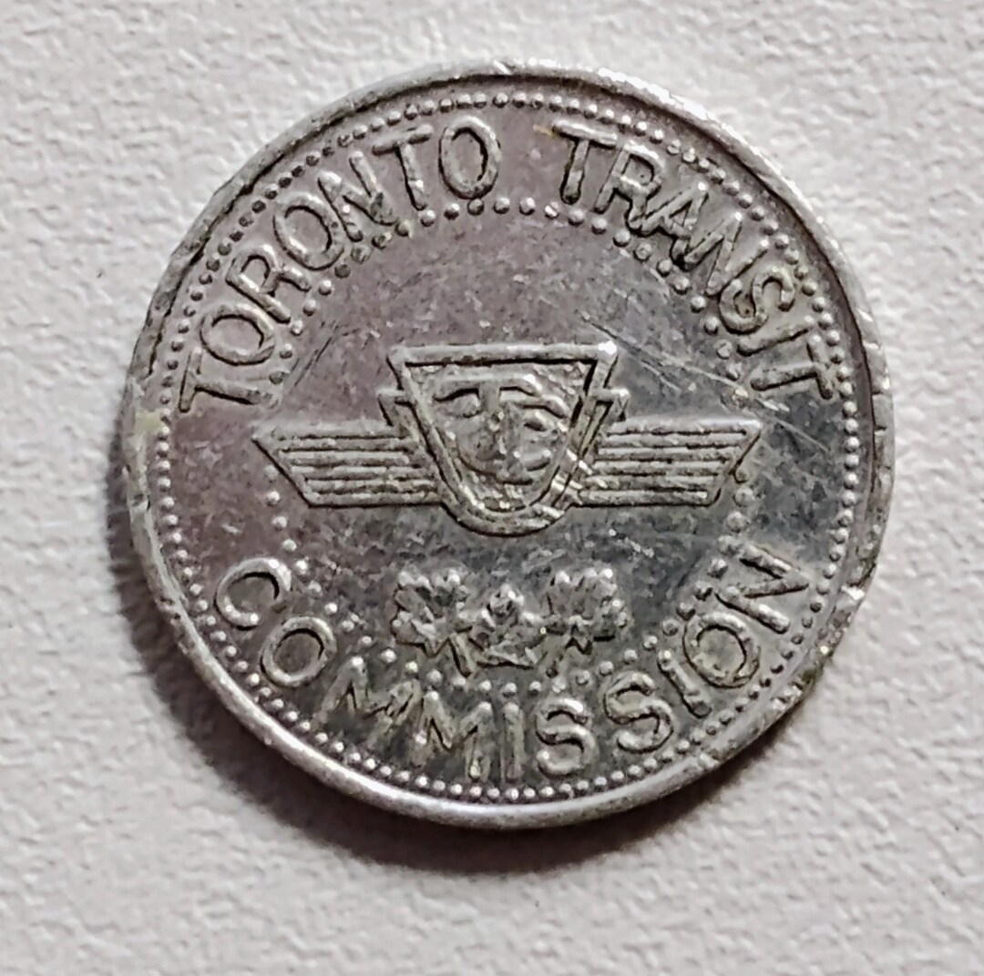 Toronto Token Toronto Transit Token - Etsy