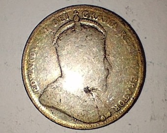 1909 Sterling Silver Canadian Quarter