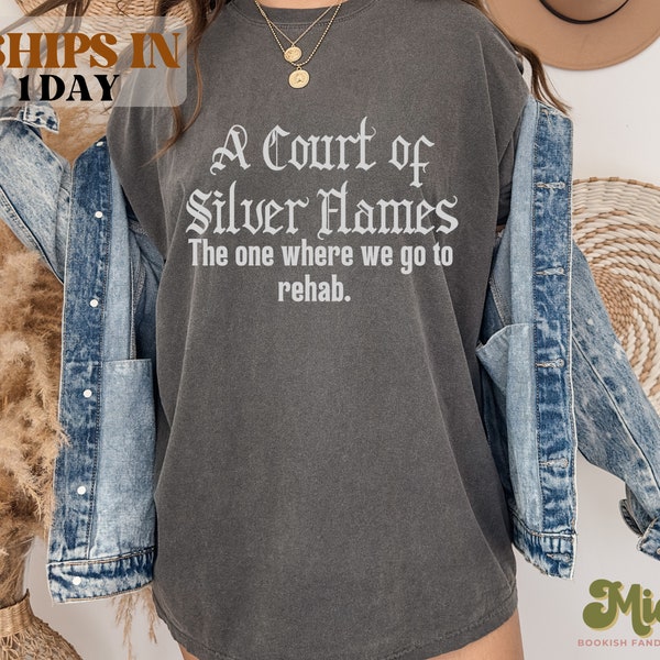 A Court of Silver Flames T-Shirt | ACOTAR Merch | SJM books | ACOSF Gifts | Bookish Shirt | Fantasy Books | Booktok Merch