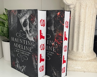 Haunting Adeline und Hunting Adeline Painted Edges Cat und Mouse Duet Book Cover, Custom Special Edition Book, Dark Romance, Zade Meadows