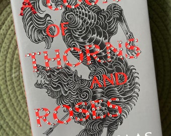 ACOTAR crytal handmade cover, Custom Book Cover, Handmade Special Edition Book, Sarah J Maas  A Court of Thorns and Roses series, Romantasy
