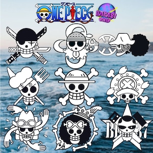 Decorative Pack Stickers Personnage Anime One piece à prix pas