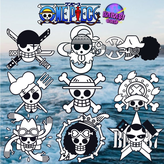 One Piece Characters Manga Stickers 