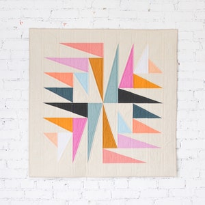 Transcend Modern Quilt Pattern | Digital Sewing Instructions | Beginner Quilt Pattern | Geometric Quilt | Quilt Tutorial | INSTANT DOWNLOAD