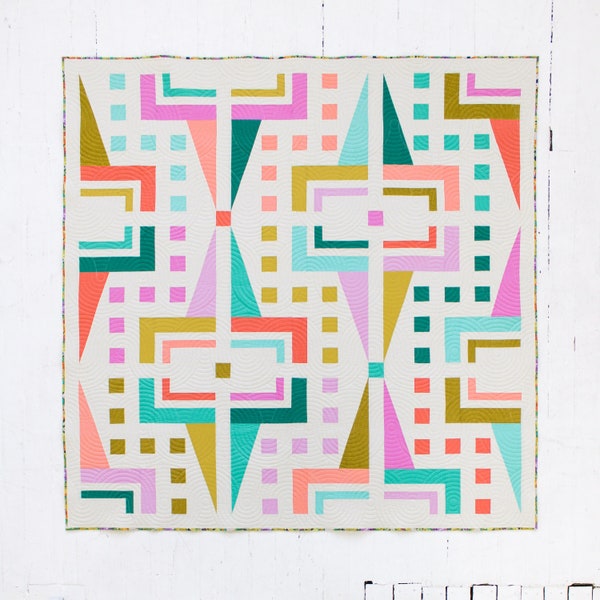 Wayfinder Modern Quilt Pattern // Digital PDF // Sewing Instructions